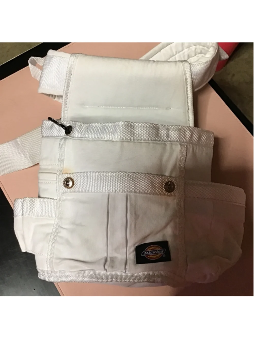 Dickies White Waist Bag Painters Belt Tool